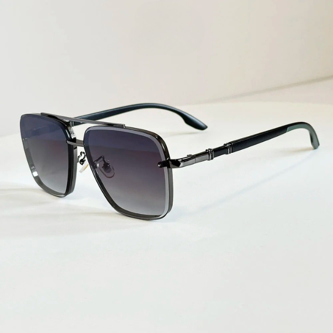 Zonnebril heren | Aviator zonnebril met metalen frame