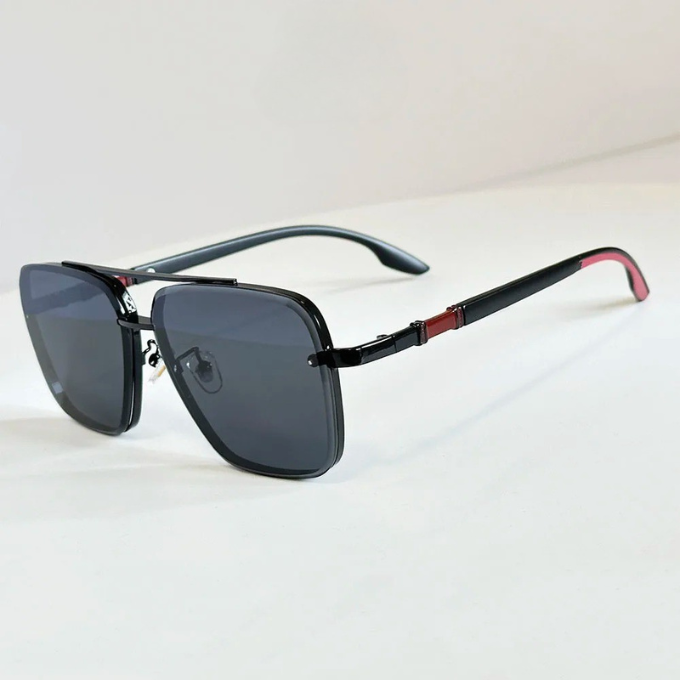 Zonnebril heren | Aviator zonnebril met metalen frame