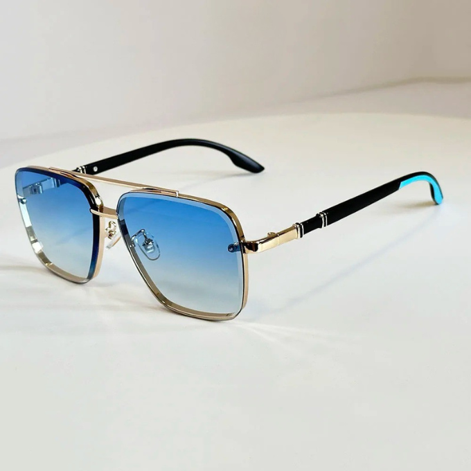 Zonnebril heren | Aviator zonnebril met metalen frame