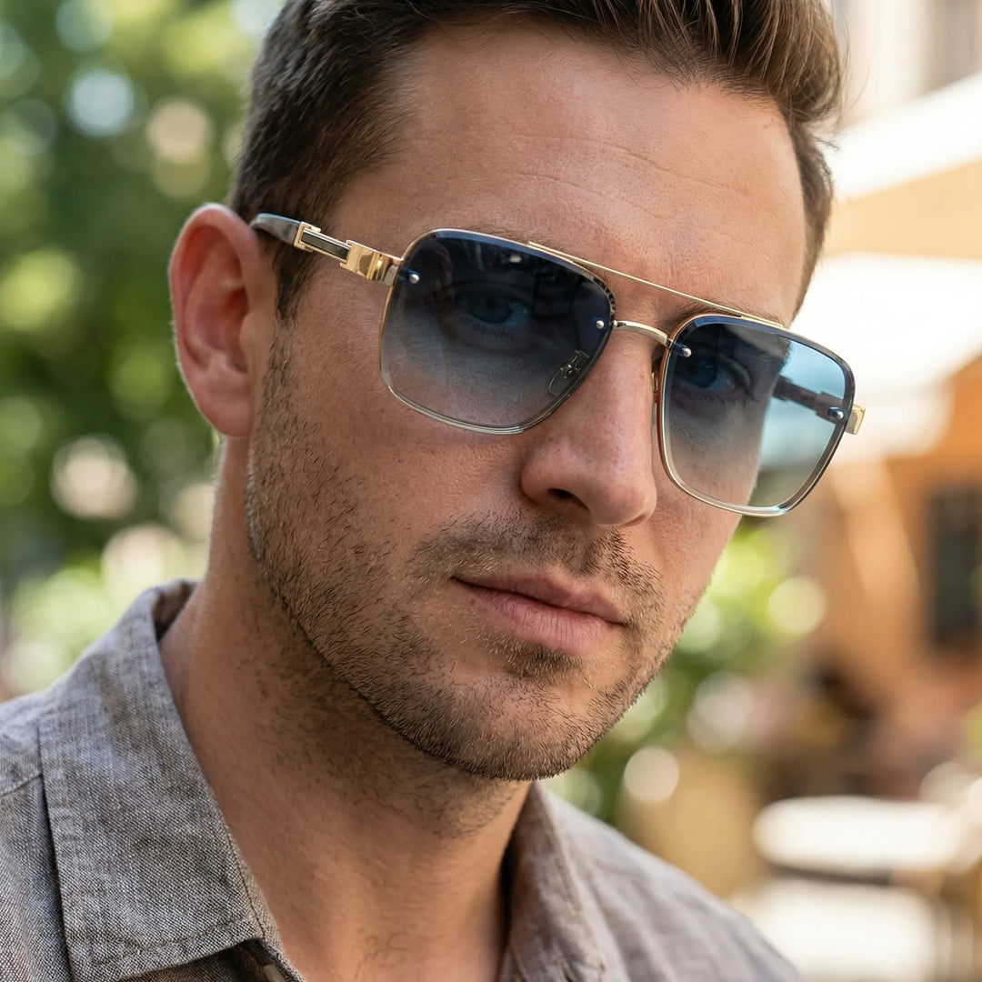 Zonnebril heren | Luxe zonnebril met modern design
