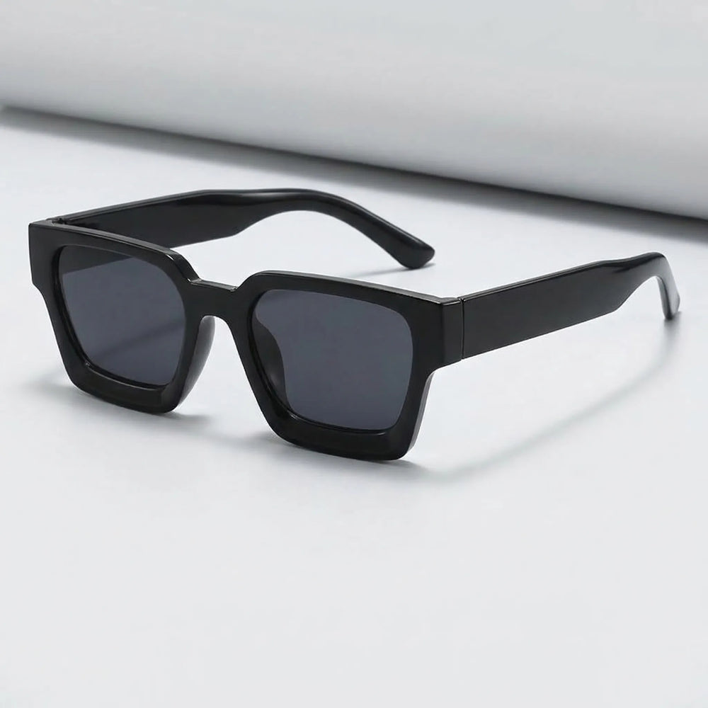 Zonnebril heren | Retro zonnebril met vierkant frame