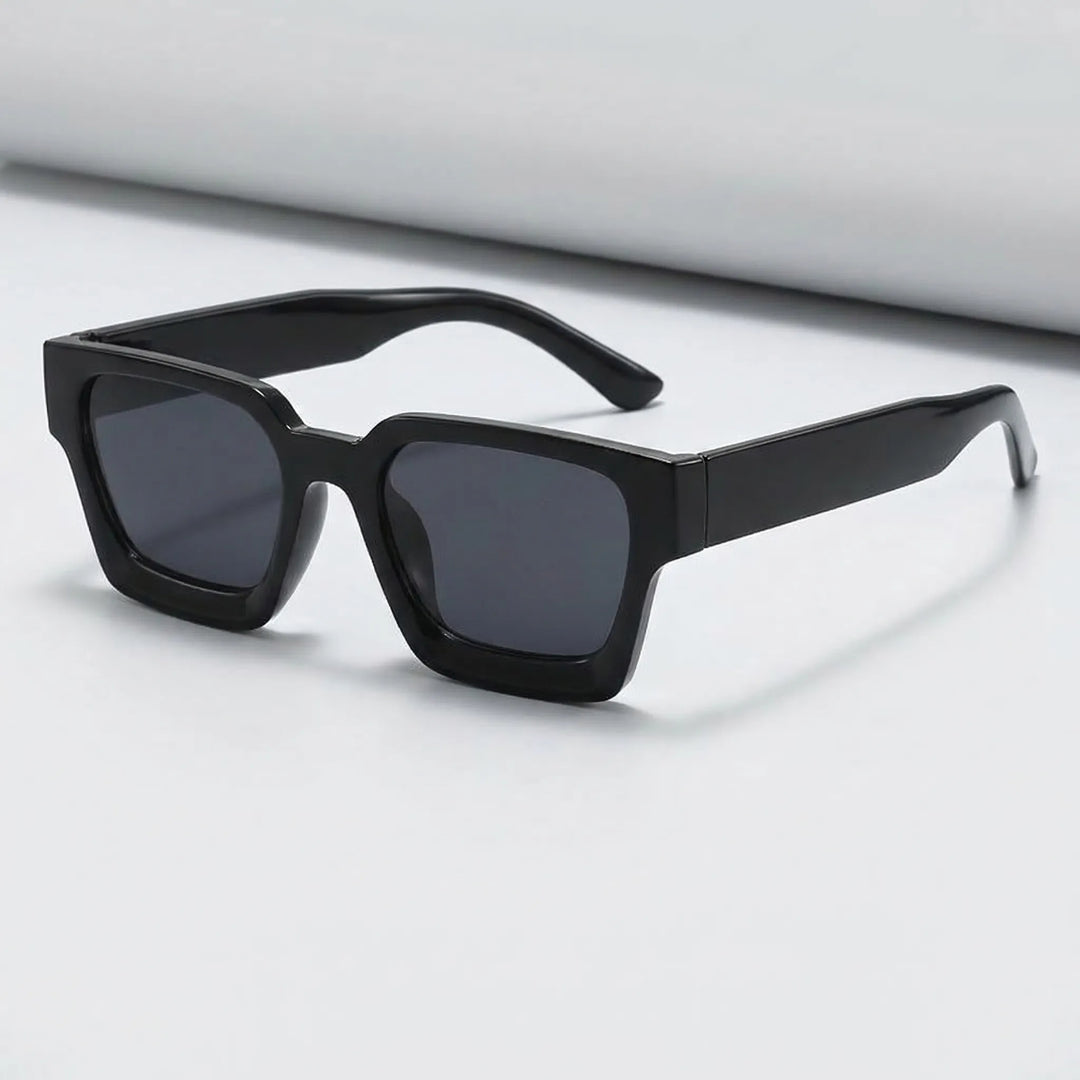 Zonnebril heren | Retro zonnebril met vierkant frame