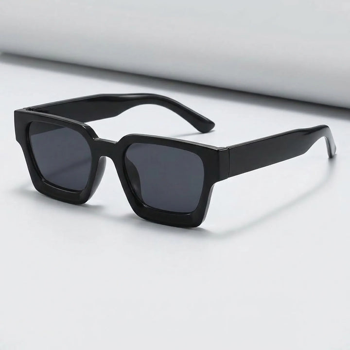 Zonnebril heren | Retro zonnebril met vierkant frame