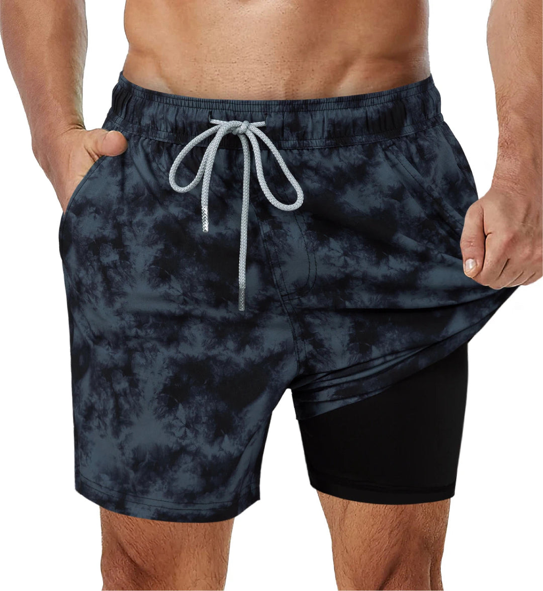 Zwemshort heren | Trendy strandshort met elastische taille