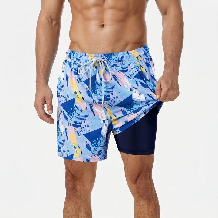 Zwemshort heren | Trendy strandshort met elastische taille