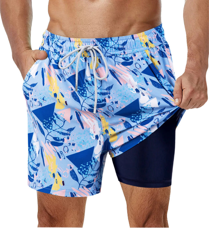 Zwemshort heren | Trendy strandshort met elastische taille