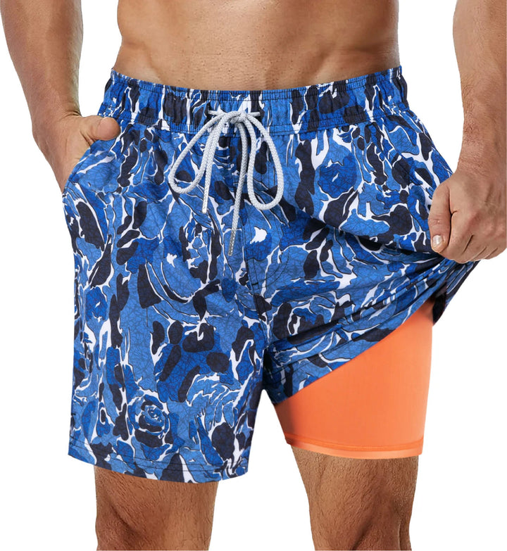 Zwemshort heren | Trendy strandshort met elastische taille