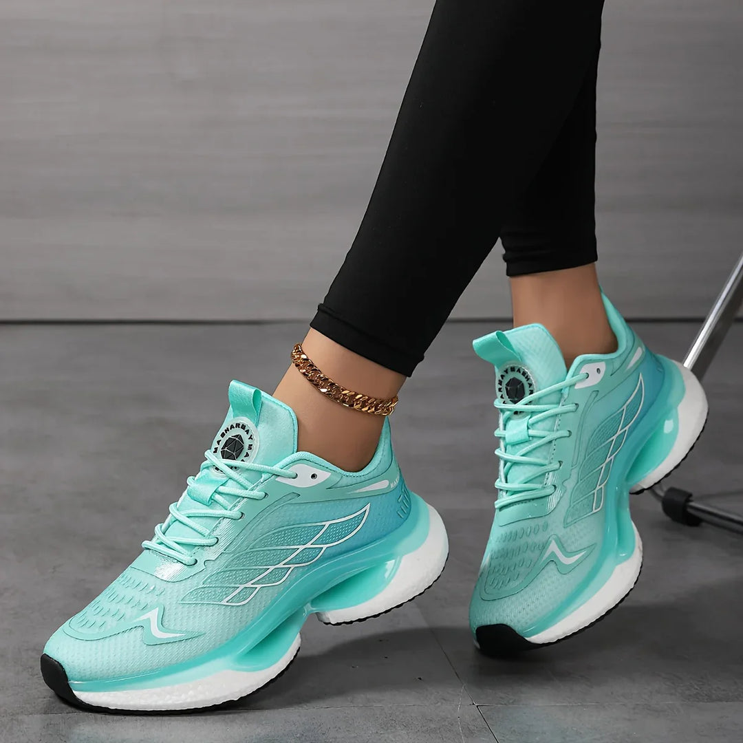 Dames hardloopschoenen | Lichtgewicht sneakers met schokdemping