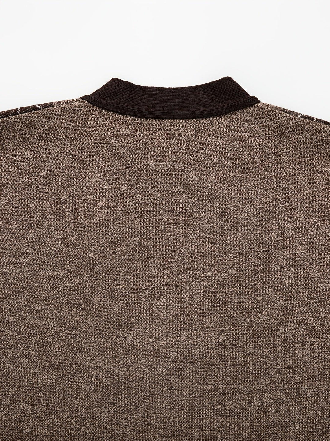 Heren spencer | Gebreid vest zonder mouwen met ruitpatroon