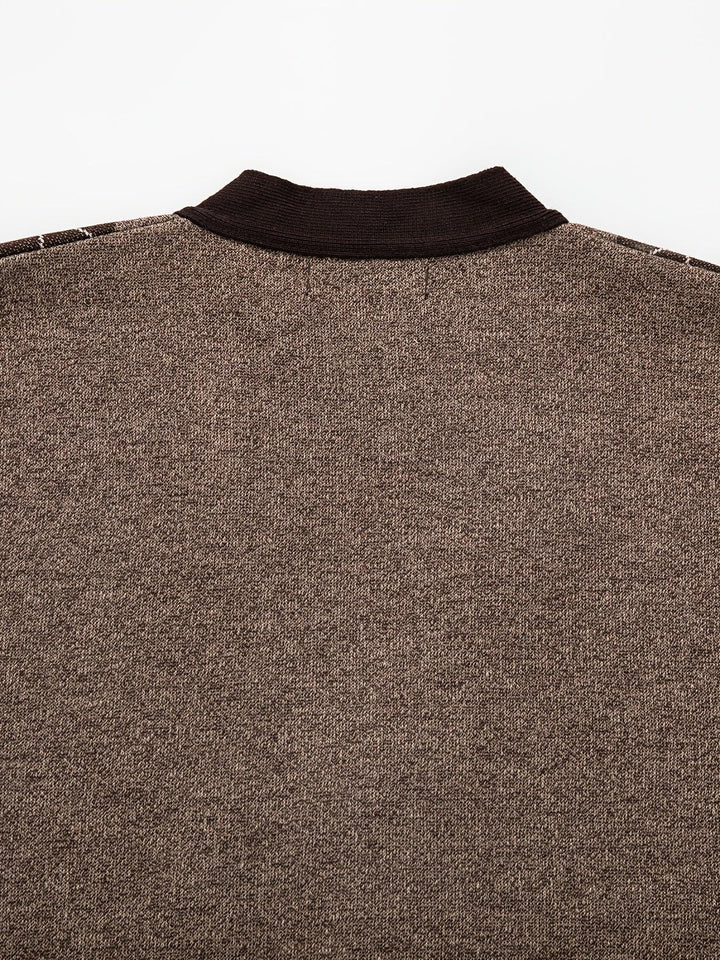 Heren spencer | Gebreid vest zonder mouwen met ruitpatroon