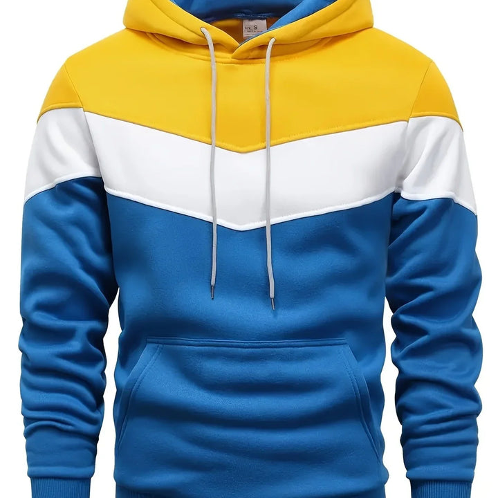 Heren hoodie | Comfortabele trui met capuchon en kangoeroezak