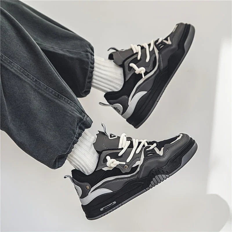 UrbanStride | Moderne vetersneaker voor heren