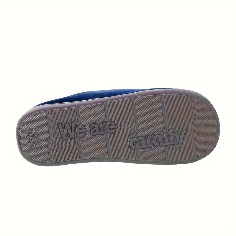 Warme pantoffels met kattenprint | Dames en heren sloffen met antislip zool