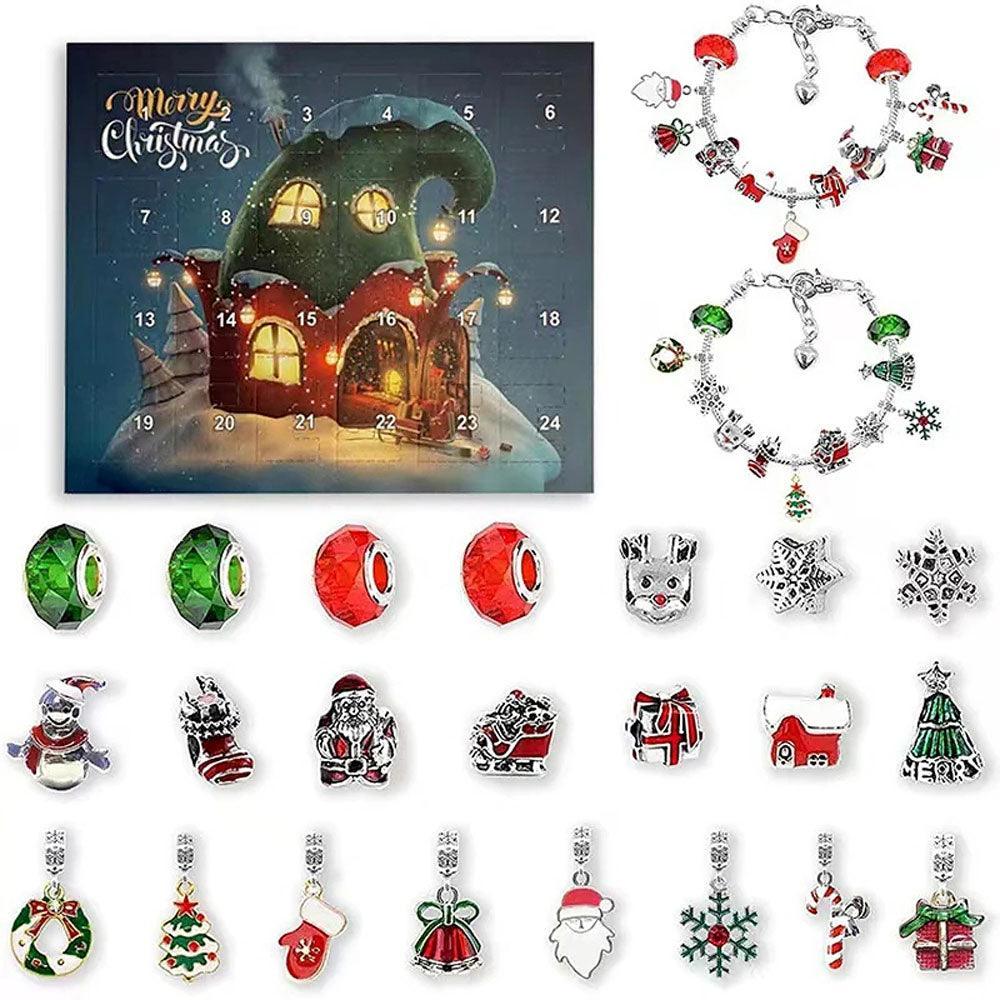 Adventskalender bedelarmband Kerstmis | Elke dag een klein cadeau uitpakken! - Storebay.nl