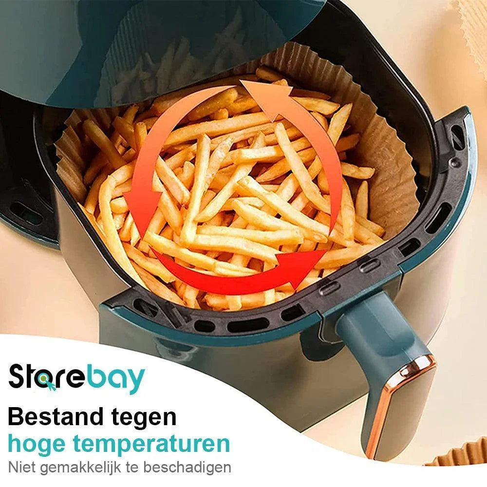 Airfryerbakjes | 100+ papieren airfryer mandjes - Storebay.nl