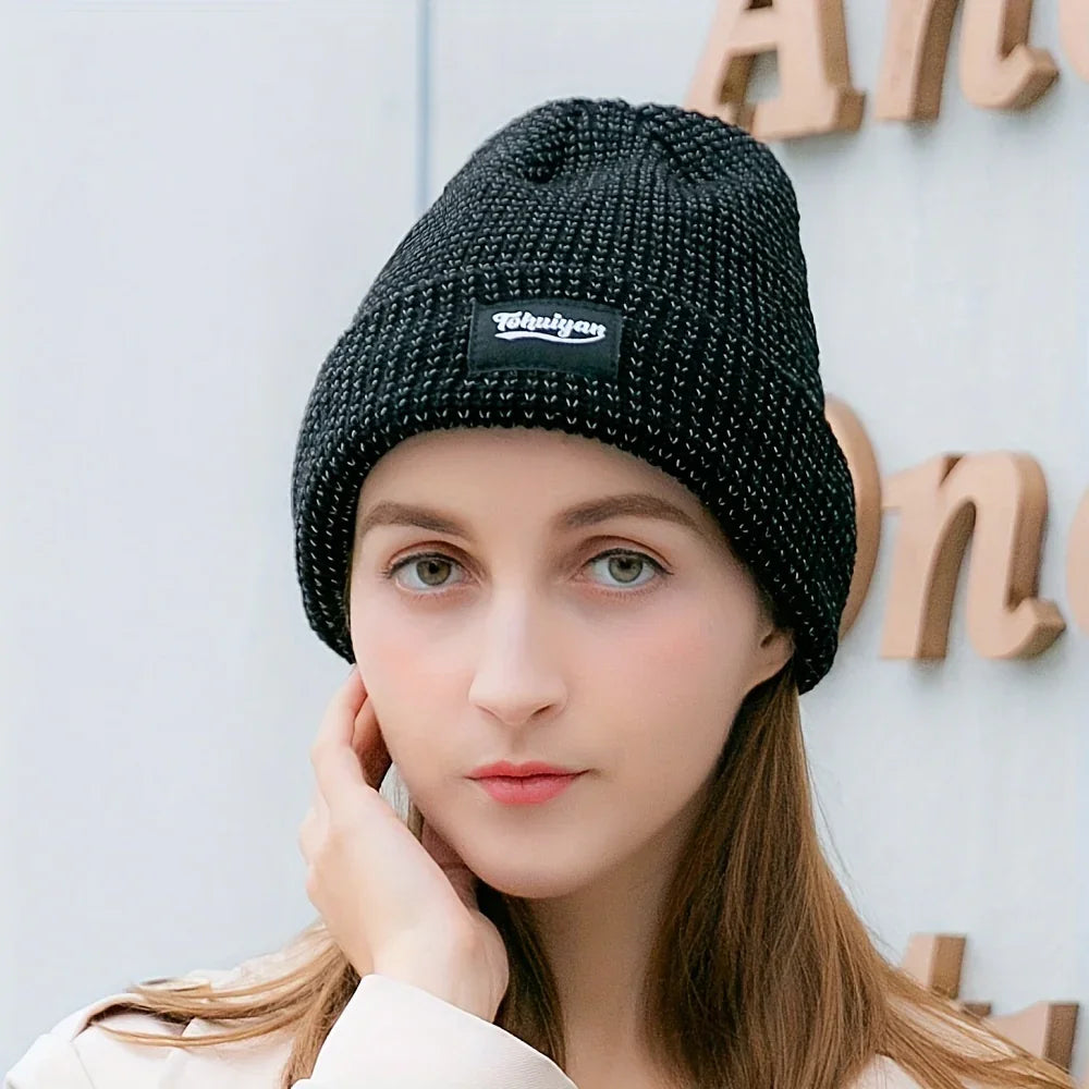 Reflecterende muts unisex | Winter beanie voor veiligheid & zichtbaarheid