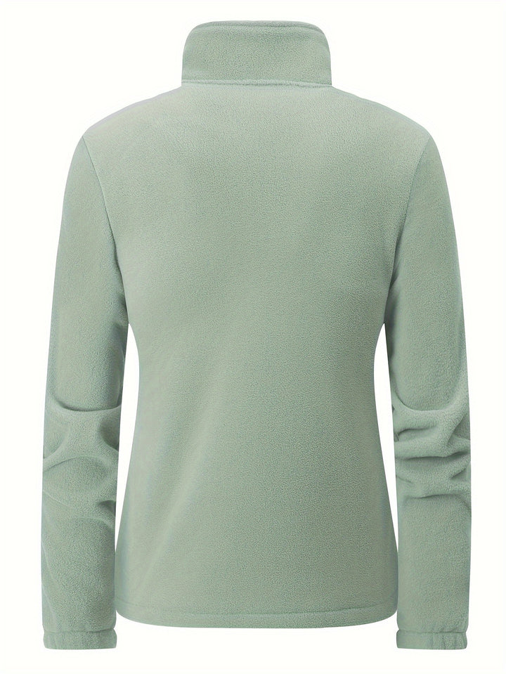 Dames winterjas | Fleece jas met voering voor herfst en winter