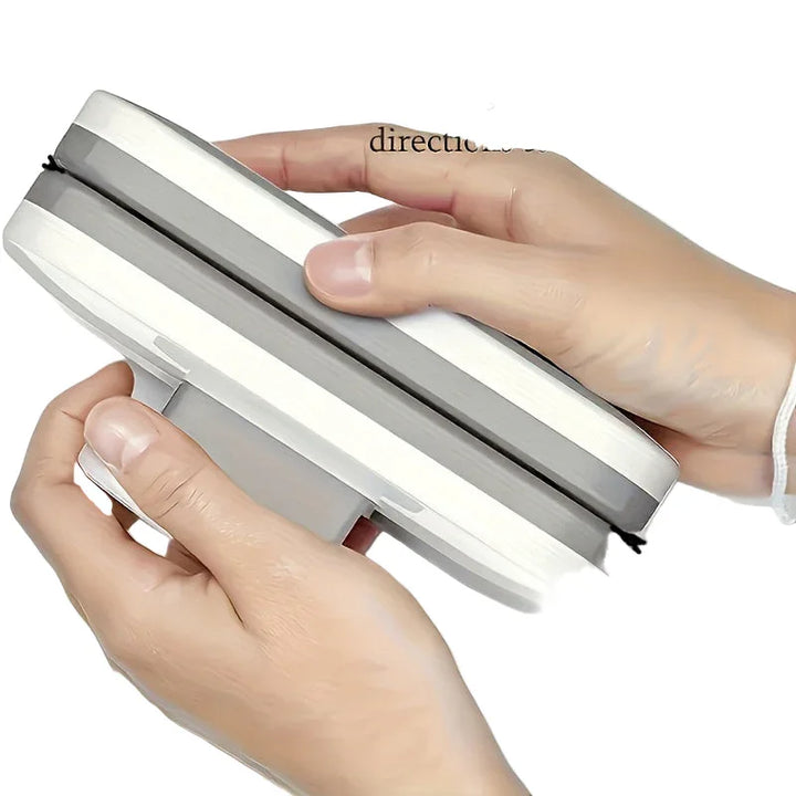 Magnetische raamwisser | Dubbelzijdige glasreiniger met veiligheidstouw