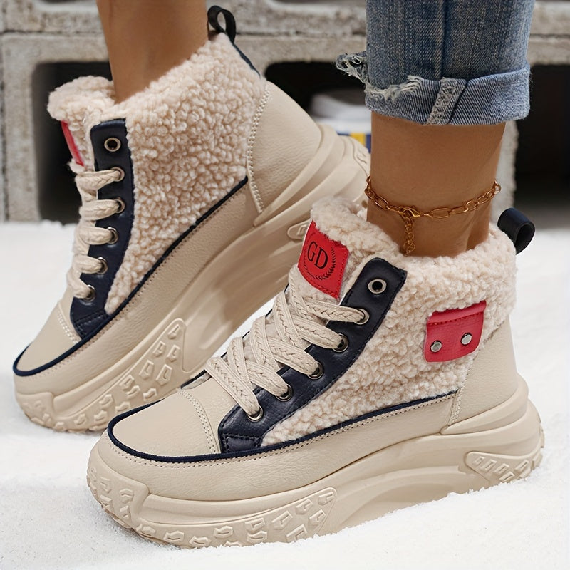 Winterschoenen dames | Warme schoenen met voering en antislip zool