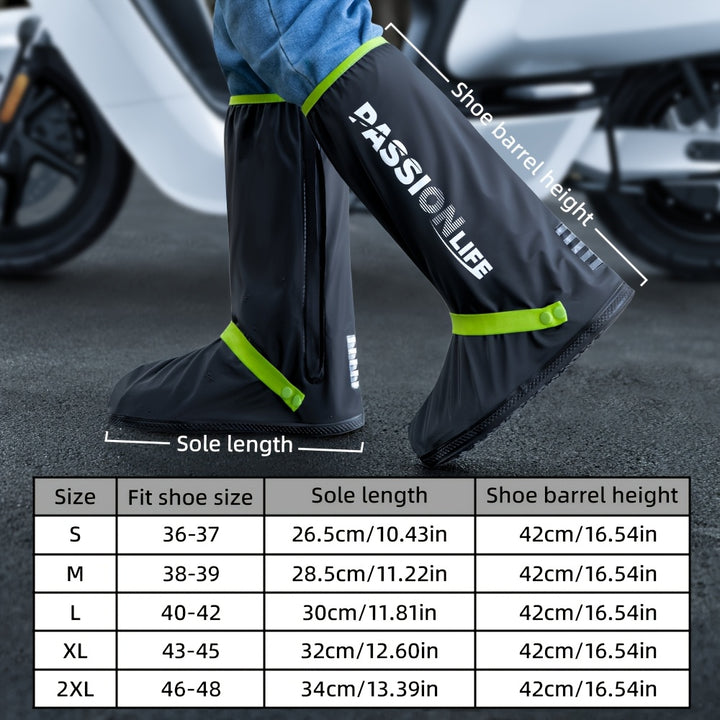 Waterdichte overschoenen | Unisex regenhoezen met rits