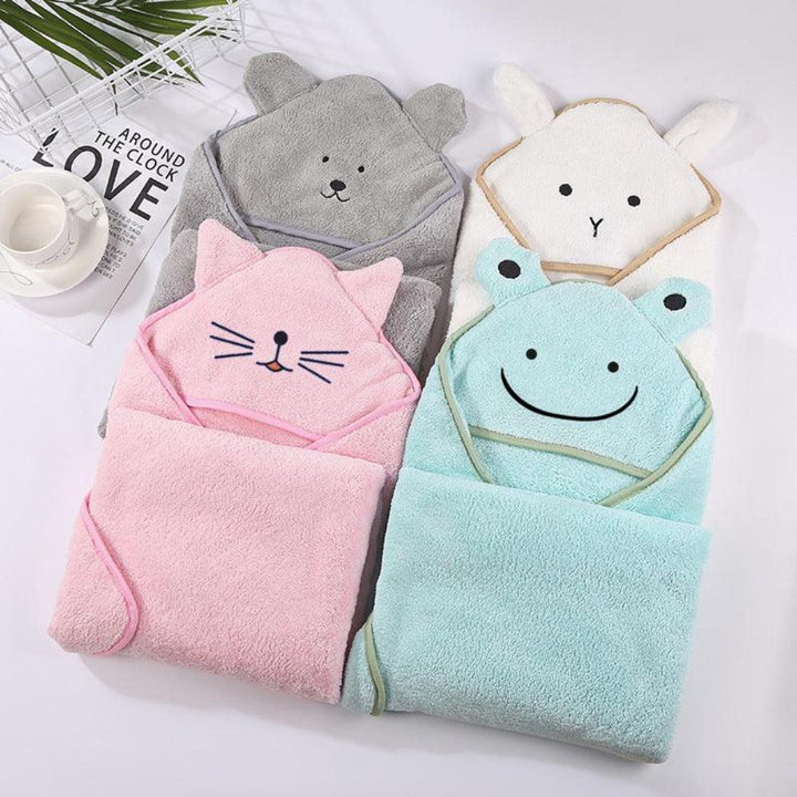 Baby badhanddoek met capuchon | Zachte, absorberende badhanddoek - Storebay.nl