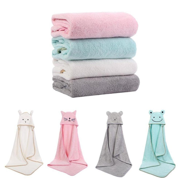 Baby badhanddoek met capuchon | Zachte, absorberende badhanddoek - Storebay.nl