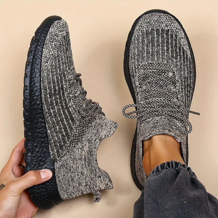 Unisex sneakers zwart | Lichtgewicht sportschoenen