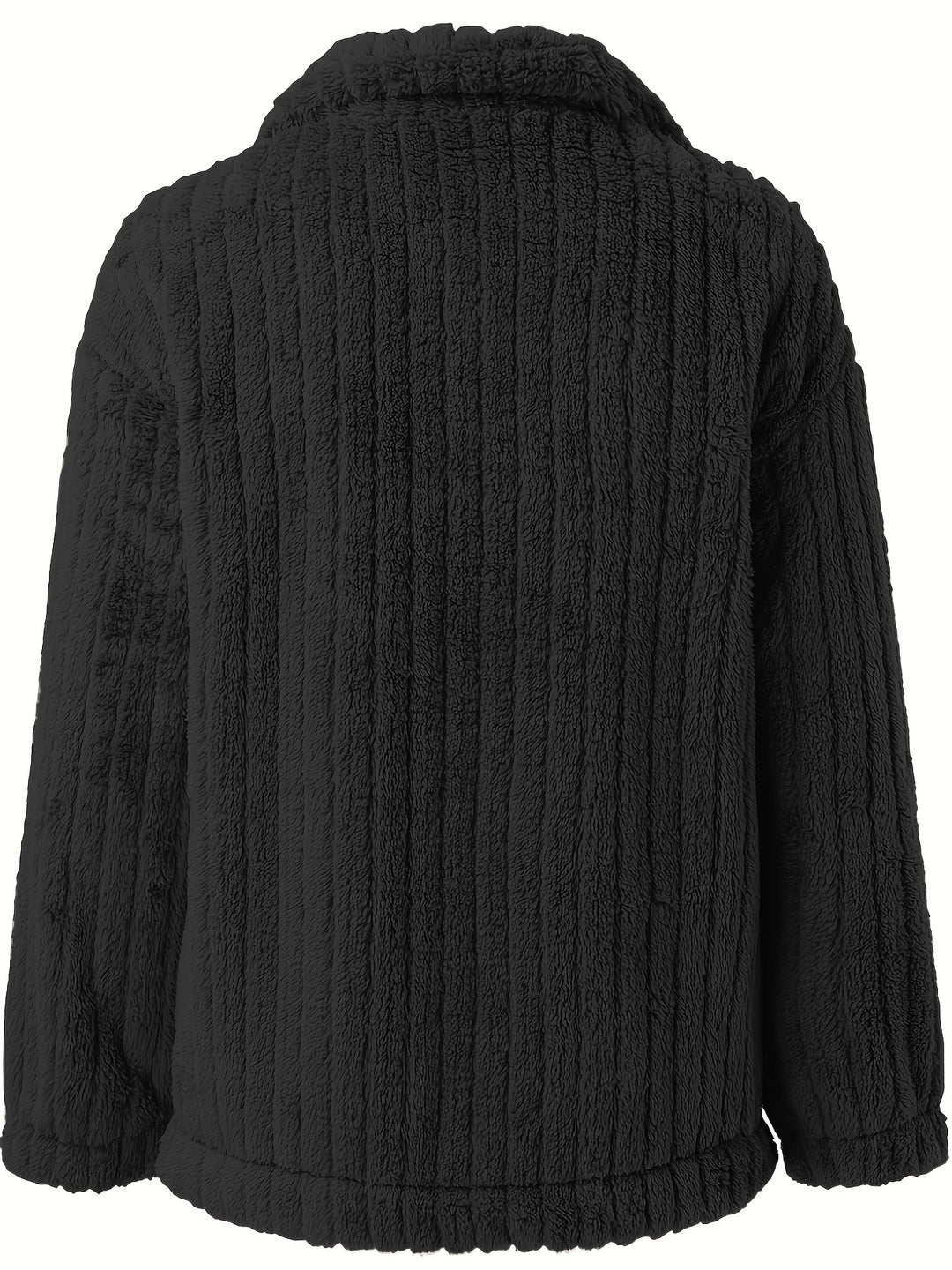 Teddy jas dames | Warme winterjas dames met zakken