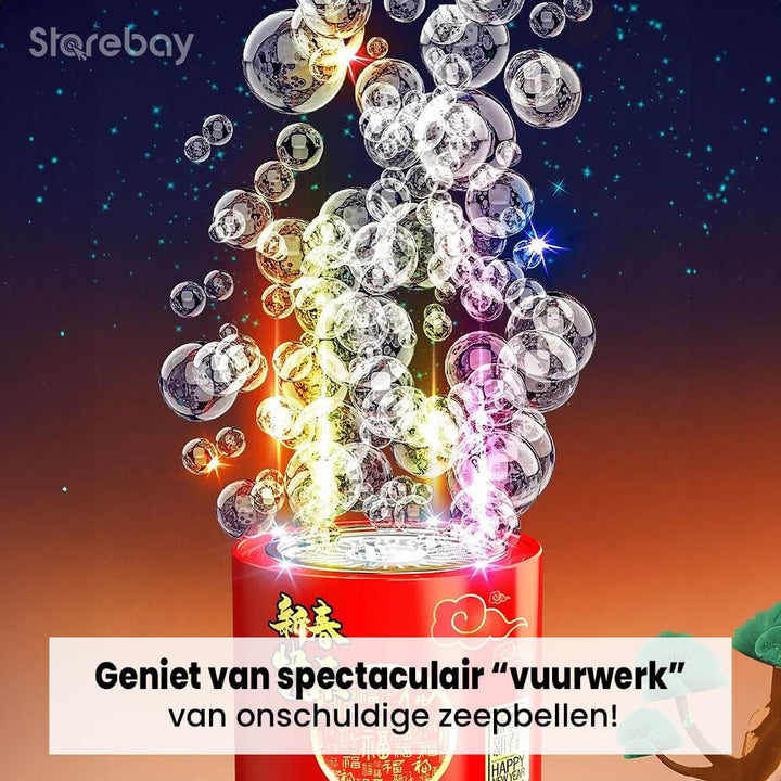 BubbleBlast™ | Vuurwerk bellenblaasmachine