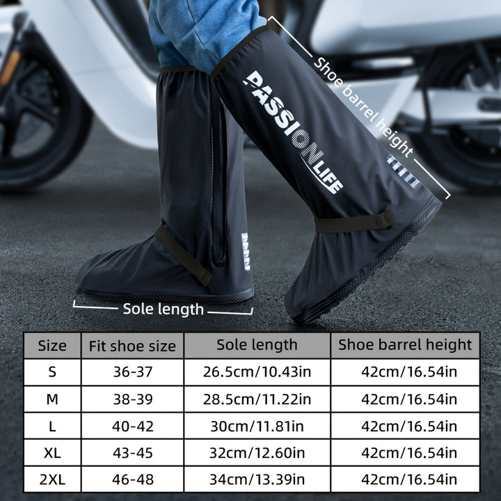 Waterdichte overschoenen | Unisex regenhoezen met rits