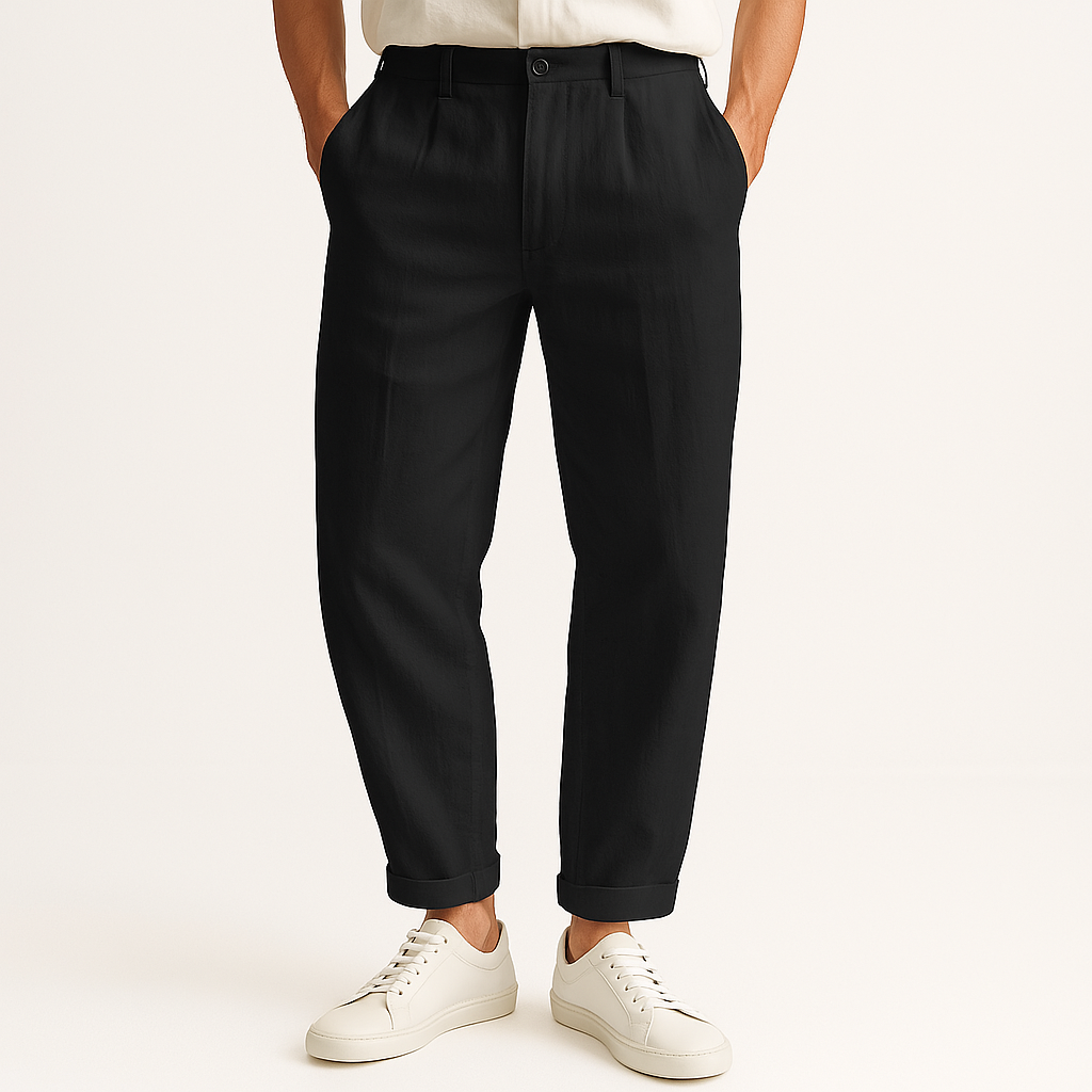 LinoStep | Rechte linnen broek voor de zomer