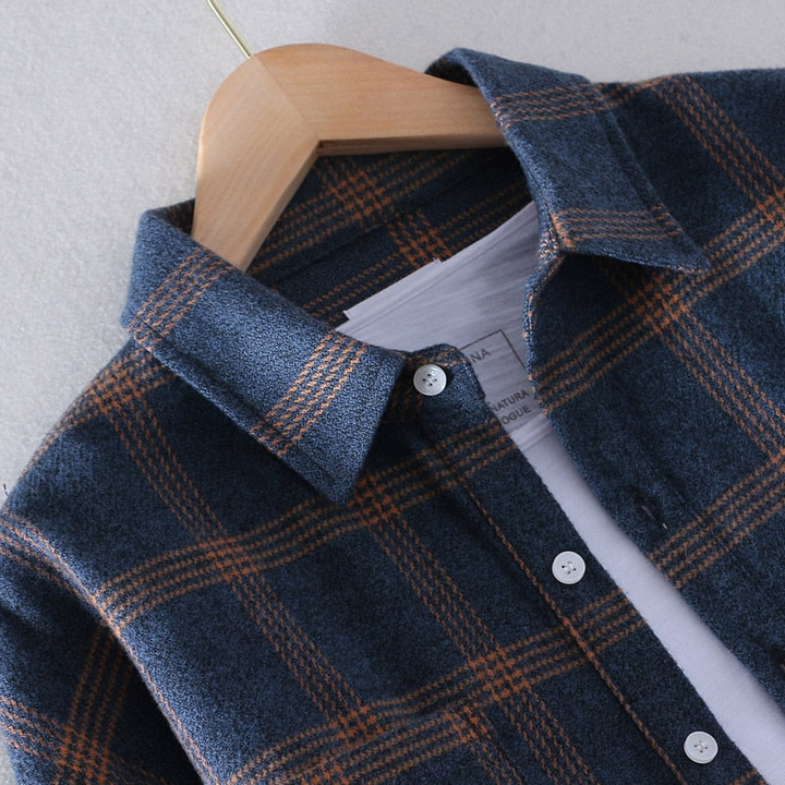 Heren geruit overhemd | Casual flanellen shirt voor herfst & winter