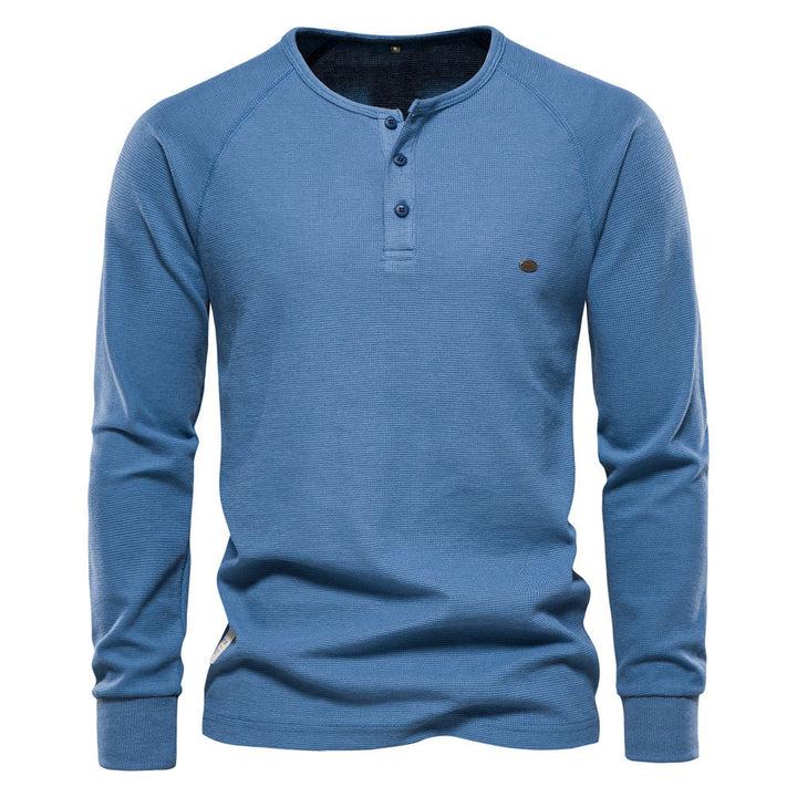 Hyro | Heren waffle knit met lange mouwen