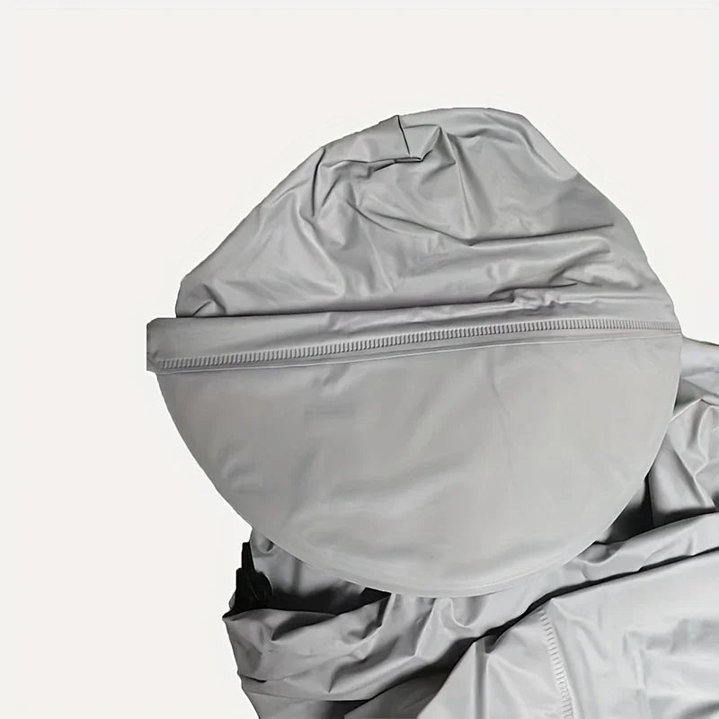 Regenjas dames en heren | Lange waterdichte poncho met capuchon