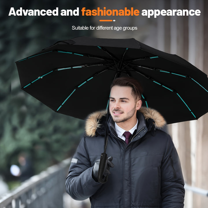 Paraplu | Automatische opvouwbare stormparaplu windproof