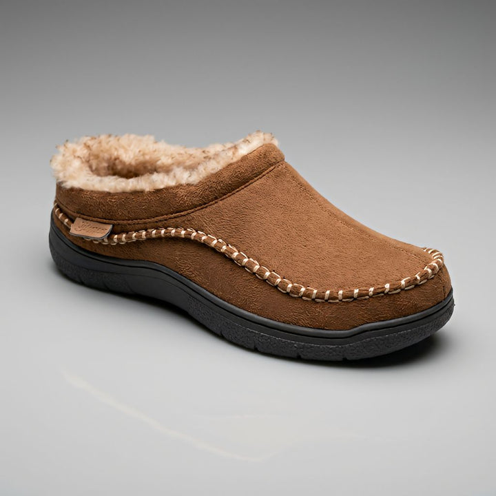 Luxe pluche heren pantoffels