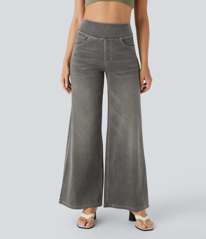 Wide Fit Jeans | Dames jeans met wijde pijpen