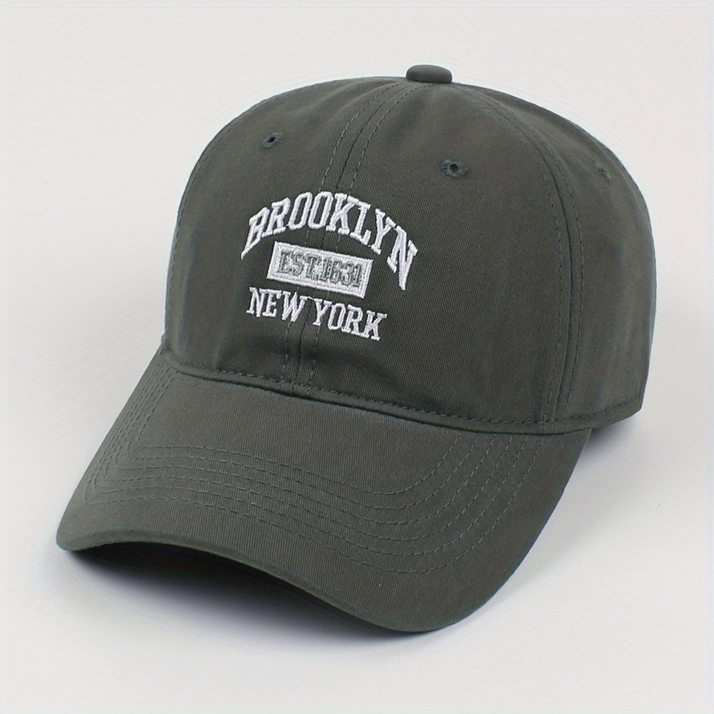 Brooklyn Cap | Verstelbare heren baseballpet katoen casual