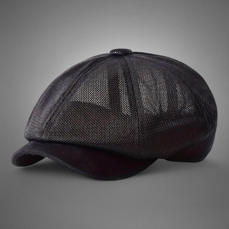 BreezeBoy | Ademend mesh newsboy pet voor heren