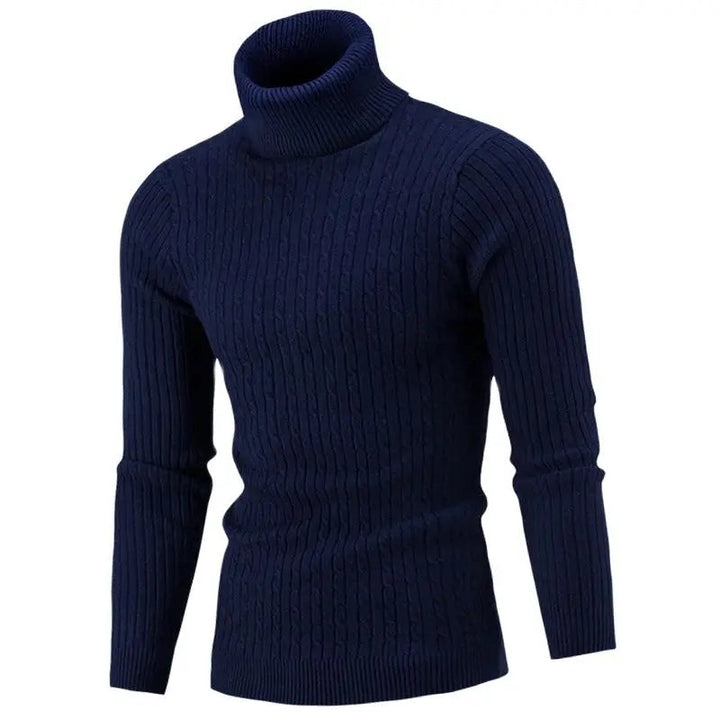 Heren kabelgebreide coltrui | Stijlvol & warm voor de winter