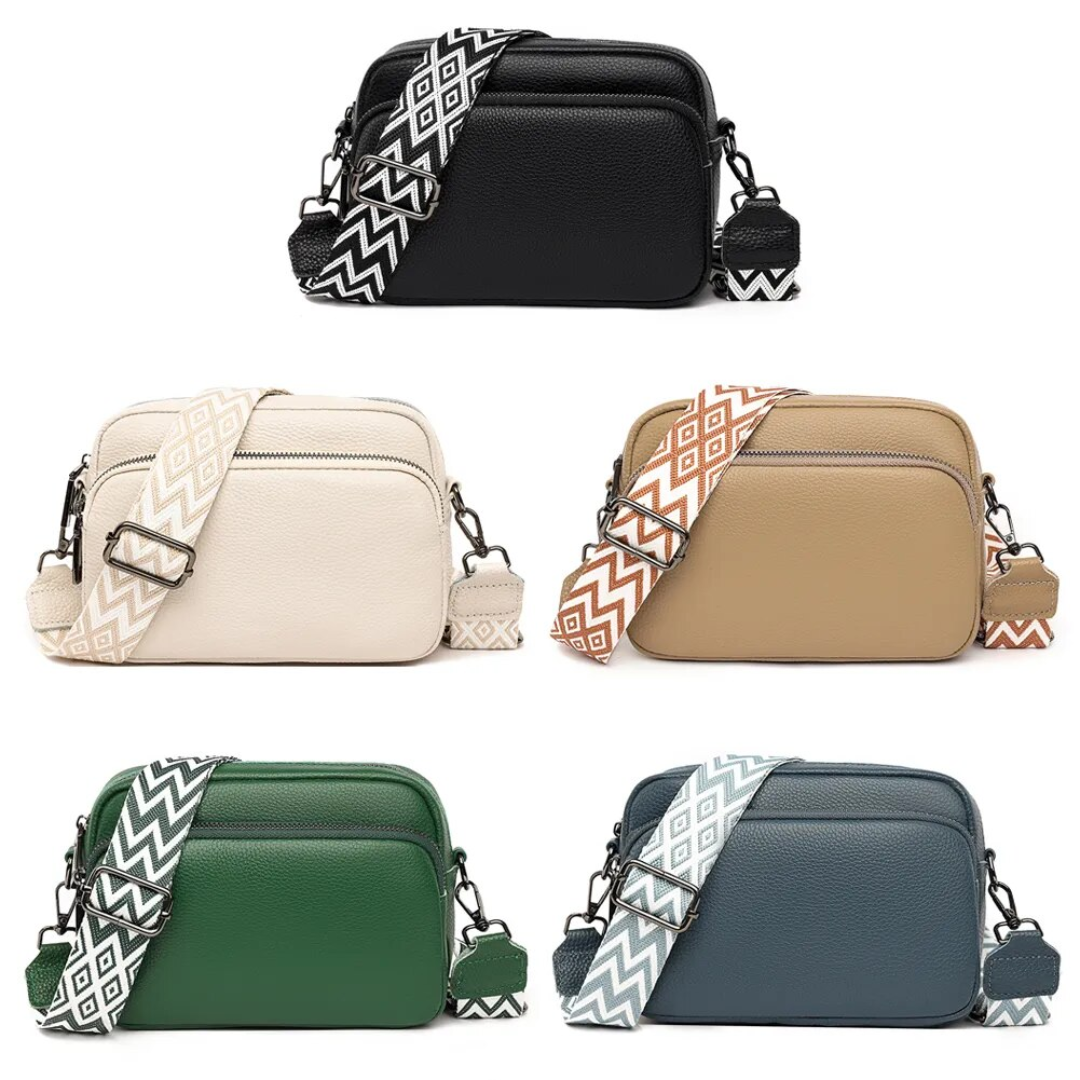 Craftura | Stijlvolle leren messenger tas met casual design
