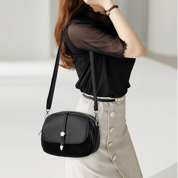 Compacte crossbody tas 'Angie' | Dames lichtgewicht schoudertas
