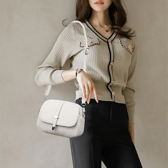 Compacte crossbody tas 'Angie' | Dames lichtgewicht schoudertas