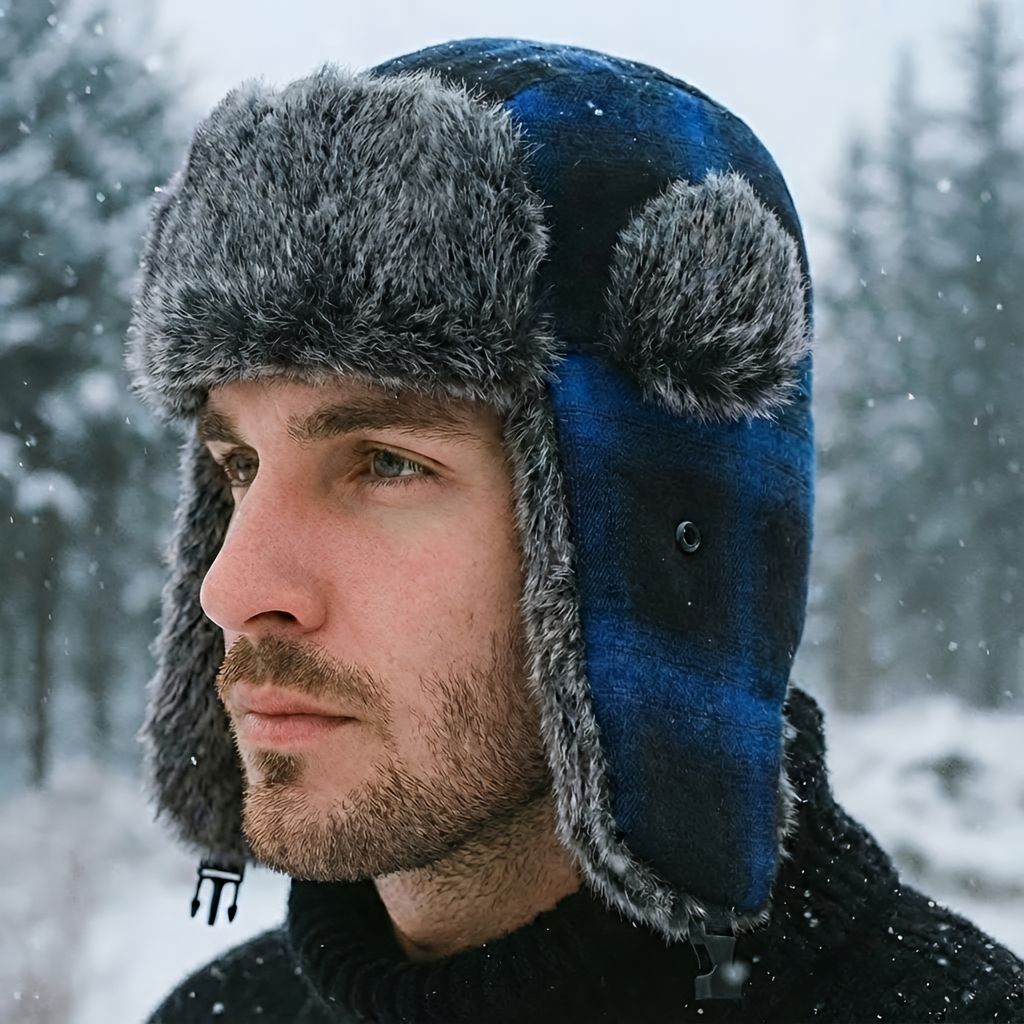 Heren Trapper Wintermuts – Extra Warm met Oorflappen