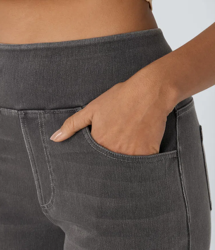 Wide Fit Jeans | Dames jeans met wijde pijpen