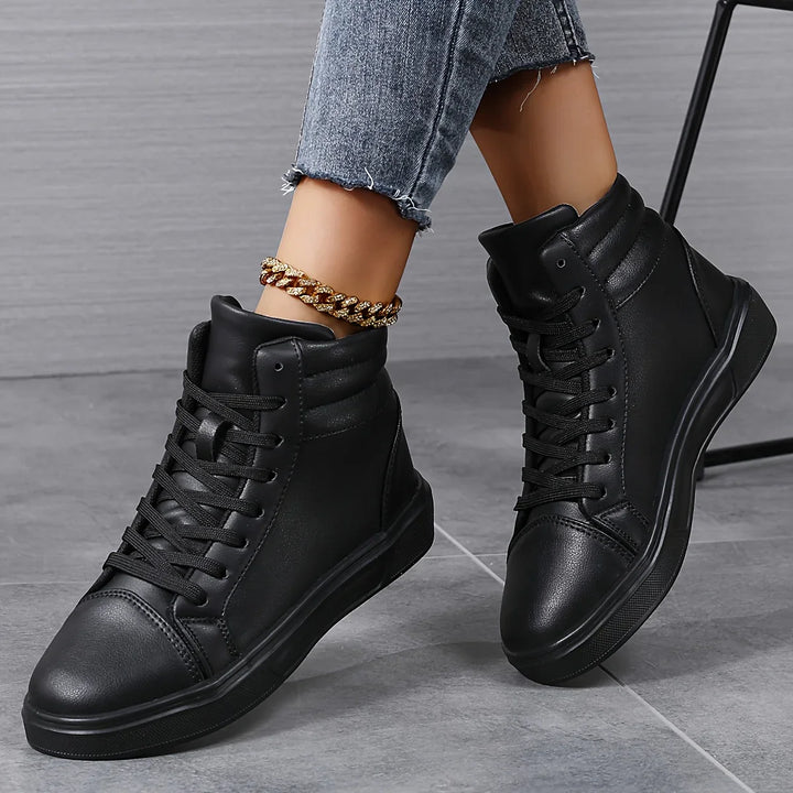 High top sneakers zwart | Streetwear unisex casual schoenen