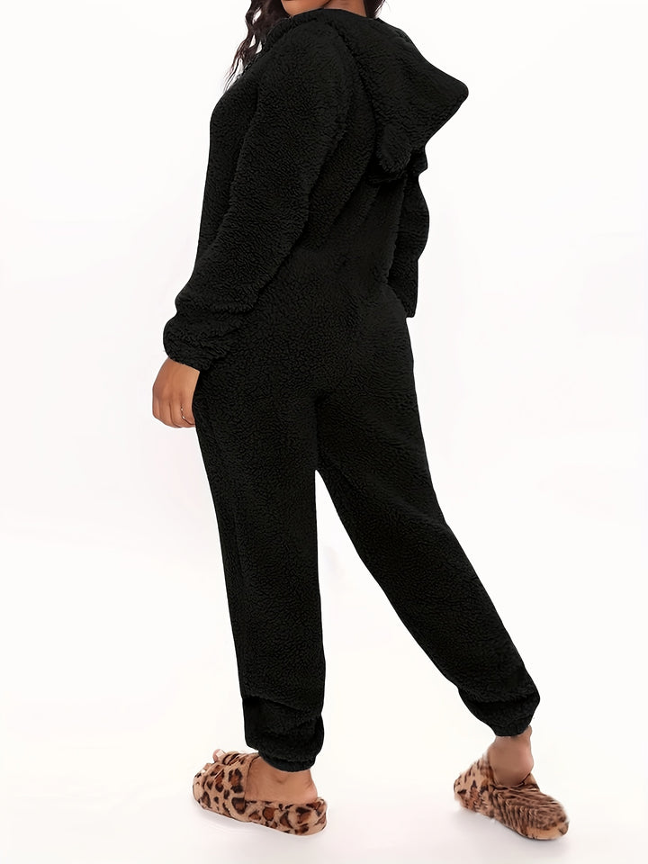 Dames Onesie | Warme Fleece Pyjama Jumpsuit