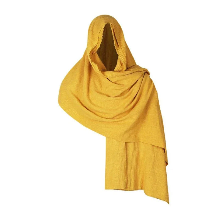 Cloak cape | Zwarte cape met capuchon unisex