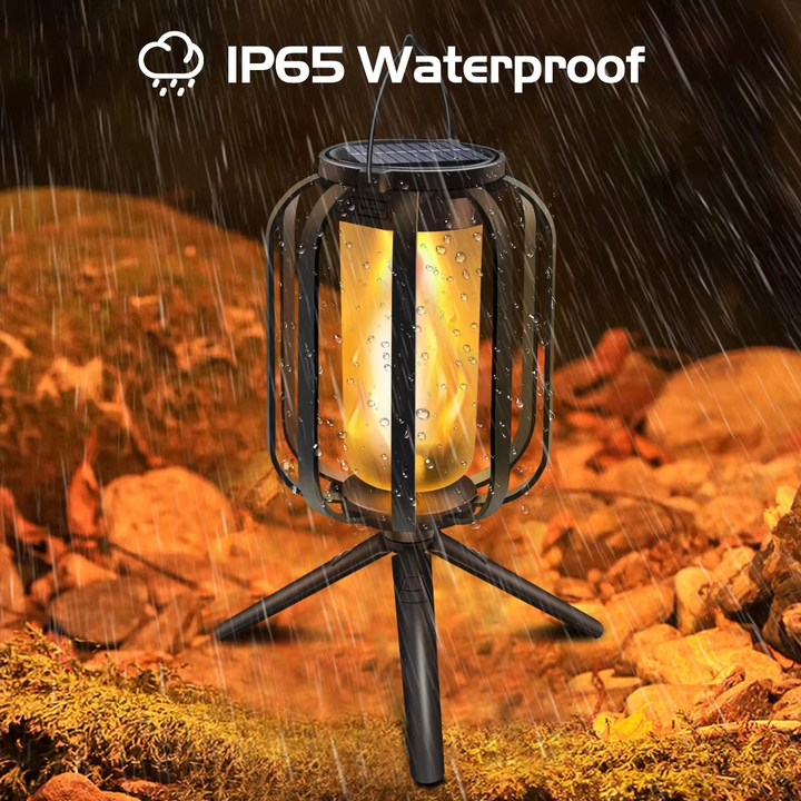 Decoratieve lamp | LED lantaarn met vlam effect en warm licht
