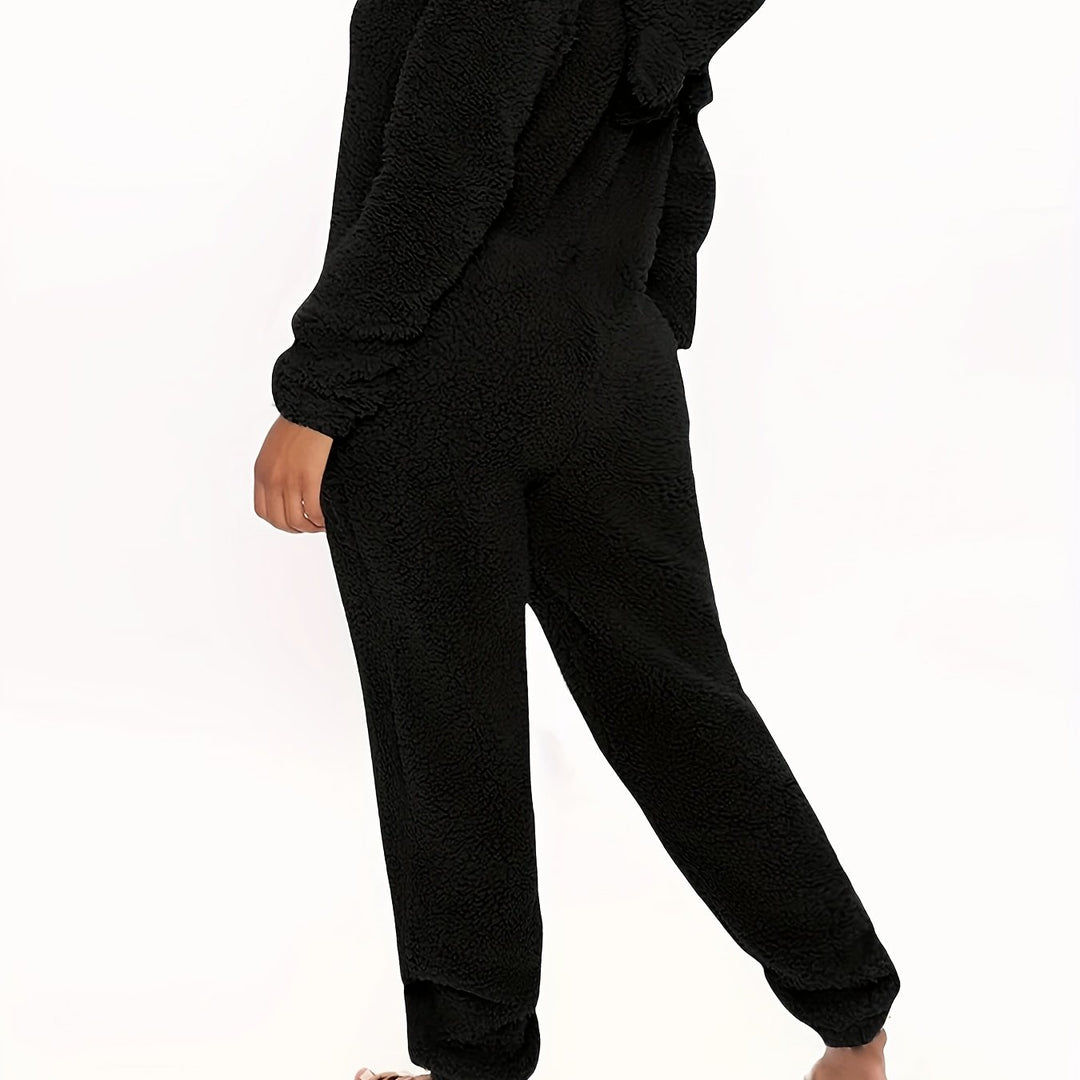 Dames Onesie | Warme Fleece Pyjama Jumpsuit